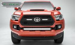 T-Rex Grilles - T-Rex Stealth Laser Torch Series Punch Grille Insert w/LEDs Black 7319511-BR - Image 1