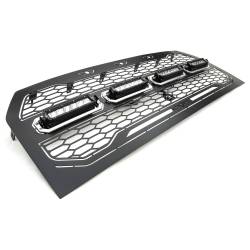 T-Rex Grilles - T-Rex Revolver Series Punch Style Grille Insert w/LEDs Black 6515741 - Image 5