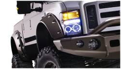 Bushwacker - Bushwacker Cut-Out Style Front Fender Flares-Black, Super Duty; 20047-02 - Image 6