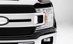 T-Rex Grilles - T-Rex Horizontal Bar Billet Aluminum Black Grille Insert 20571B - Image 3