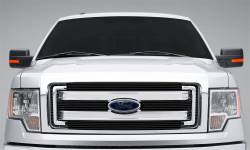 T-Rex Grilles - T-Rex Horizontal Bar Billet Aluminum Black Grille Insert 21573B - Image 5