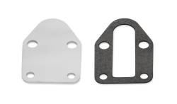 Mr Gasket - Mr. Gasket 1515 Fuel Pump Block-Off Plate Chrome Plated - Image 3