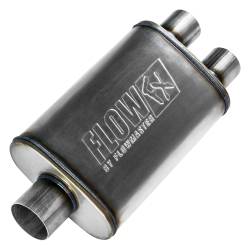 Flowmaster - Flowmaster FlowFX Series 3.0" Center/Dual Muffler-Stainless; 72198 - Image 1