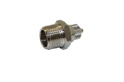 Snow Performance - Snow Performance 3/8" NPT to 1/4" Quick Connect Reservoir Fitting; SNO-82081R - Image 1