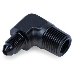 Snow Performance - Snow Performance 3/8" NPT to 4AN  Elbow Water-Methanol Fitting; SNO-808-BRD - Image 1