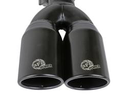 aFe Power - aFe Power 2.5" IN/3.5" OUT Bolt-On Black Stainless Exhaust Tip; 49T25374-B12 - Image 3