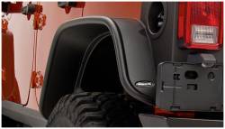 Bushwacker - Bushwacker Flat Style Rear Fender Flares-Black, for Jeep JK; 10050-07 - Image 2