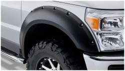 Bushwacker - Bushwacker Pocket Style Front Fender Flares-Black, Super Duty; 20083-02 - Image 1