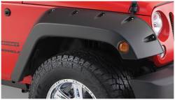 Bushwacker - Bushwacker Pocket Style Front Fender Flares-Black, for Jeep JK; 10077-02 - Image 2