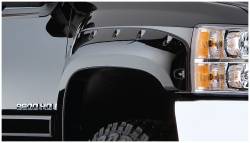 Bushwacker - Bushwacker Cut-Out Style Front/Rear Fender Flares-Black, GMC Sierra; 40947-02 - Image 1