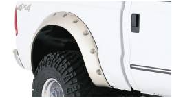 Bushwacker - Bushwacker Cut-Out Style Rear Fender Flares-Black, Super Duty; 20044-02 - Image 1