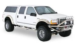 Bushwacker - Bushwacker Cut-Out Style Rear Fender Flares-Black, Super Duty; 20044-02 - Image 2