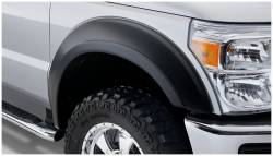 Bushwacker - Bushwacker Extend-a-Fender Front Fender Flares-Black, Super Duty; 20085-02 - Image 1