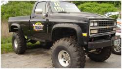 Bushwacker - Bushwacker Cut-Out Style Rear Fender Flares-Black, GM C/K Trucks; 40004-11 - Image 2