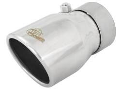 aFe Power - aFe Power 2.5" IN/3.5" OUT Bolt-On Polished Stainless Exhaust Tip; 49T25354-P06 - Image 1