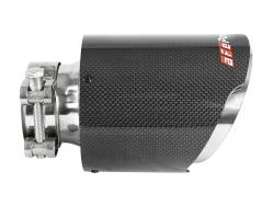 aFe Power - aFe Power 2.5" IN/4.5" OUT Bolt-On Carbon Fiber Exhaust Tip; 49T25454-C07 - Image 2