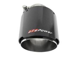 aFe Power - aFe Power 2.5" IN/4.5" OUT Bolt-On Carbon Fiber Exhaust Tip; 49T25454-C07 - Image 3