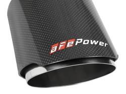 aFe Power - aFe Power 2.5" IN/4.5" OUT Bolt-On Carbon Fiber Exhaust Tip; 49T25454-C07 - Image 5