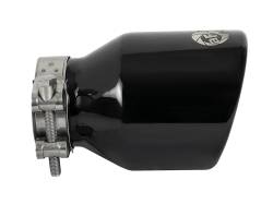 aFe Power - aFe Power 2.5" IN/4" OUT Bolt-On Matte Black Stainless Exhaust Tip; 49T25404-B06 - Image 2