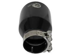 aFe Power - aFe Power 2.5" IN/4" OUT Bolt-On Matte Black Stainless Exhaust Tip; 49T25404-B06 - Image 4