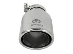 aFe Power - aFe Power 2.5" IN/4" OUT Bolt-On Polished Stainless Exhaust Tip; 49T25404-P08 - Image 3