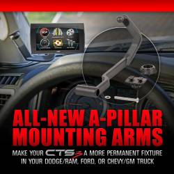 Edge Products - Edge Products CTS3 A-Pillar Mount Arm-Black, for 06-09 Dodge Ram HD; 38600 - Image 2