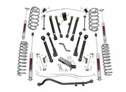 Rough Country Suspension Systems - Rough Country 4" Suspension Lift Kit, for 97-06 Wrangler TJ 4WD; 66130 - Image 1