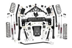 Rough Country Suspension Systems - Rough Country 4" Suspension Lift Kit, for 99-04 Grand Cherokee WJ 4WD; 90820 - Image 1