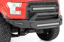 Rough Country Suspension Systems - Rough Country High Clearance Front Bumper-Black, 15-17 Ford F-150; 10950A - Image 1