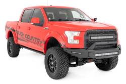 Rough Country Suspension Systems - Rough Country High Clearance Front Bumper-Black, 15-17 Ford F-150; 10950A - Image 3