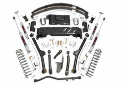 Rough Country Suspension Systems - Rough Country 6.5" Suspension Lift Kit, for 84-01 Jeep Cherokee XJ NP231; 67222 - Image 1