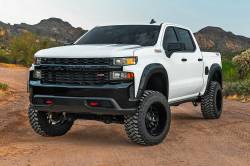 Rough Country Suspension Systems - Rough Country Pocket Fender Flares-Black, 19-21 Silverado 1500; F-C11911A - Image 3