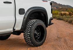 Rough Country Suspension Systems - Rough Country Pocket Fender Flares-Black, 19-21 Silverado 1500; F-C11911A - Image 4