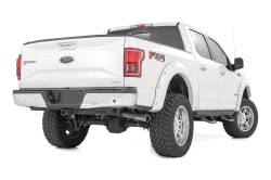 Rough Country Suspension Systems - Rough Country SRX2 Drop Step Nerf Bars-Black, 15-24 F-150/Super Duty; 51008A - Image 3