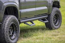 Rough Country Suspension Systems - Rough Country SRX2 Drop Step Nerf Bars-Black, for 05-23 Tacoma Double; 71000A - Image 6