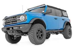 Rough Country Suspension Systems - Rough Country SRX2 Drop Step Nerf Bars-Black, 21-24 Bronco 4dr; 51029 - Image 2