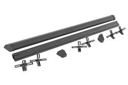 Rough Country Suspension Systems - Rough Country SR2 Aluminum Rail Rock Slider-Black, 21-24 Bronco 4dr; 52002 - Image 3