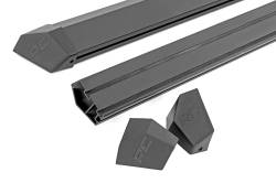 Rough Country Suspension Systems - Rough Country SR2 Aluminum Rail Rock Slider-Black, 21-24 Bronco 4dr; 52002 - Image 4