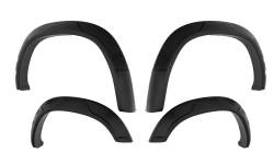 Bushwacker - Bushwacker DRT Style Front/Rear Fender Flares-Black, for Dodge Ram; 50938-02 - Image 1