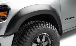 Bushwacker - Bushwacker Extend-a-Fender Front Fender Flares-Black, for Dodge Ram; 50055-02 - Image 1