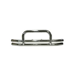 Rugged Ridge - Rugged Ridge 11520.01 3-Inch Stainless Steel Front Tube Bumper for 55-06 Jeep - Image 1