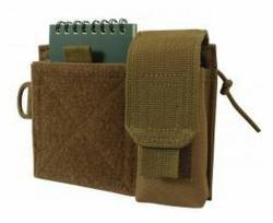 Steinjager - Steinjager MOLLE Administrative Pouch-Coyote Brown, for Wrangler JK; J0054034 - Image 1