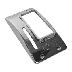 B&M - B&M 80671 Automatic Transmission Shift Top Cover Chrome Plate For QuickSilver - Image 1