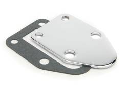 Mr Gasket - Mr. Gasket 1515 Fuel Pump Block-Off Plate Chrome Plated - Image 2