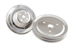 Mr Gasket - Mr. Gasket 4961 Chrome Plated Pulley Set - Image 2