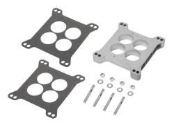 Mr Gasket - Mr. Gasket 6006 Aluminum Carburetor Spacer Kit 1 in. Ported Race Only - Image 1