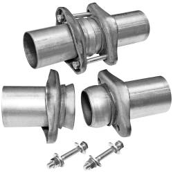 Flowmaster - Flowmaster 15938 Header Collector Ball Flange Kit, 2.5"-2.5", PAIR; Aluminized - Image 2