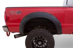 Bushwacker - Bushwacker Cut-Out Style Front/Rear Fender Flares-Black, Super Duty; 20940-02 - Image 5