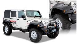 Bushwacker - Bushwacker Max Pocket Style Front Fender Flares-Black, for Jeep JK; 10045-02 - Image 8