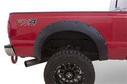 Bushwacker - Bushwacker Cut-Out Style Front Fender Flares-Black, Super Duty; 20101-02 - Image 5